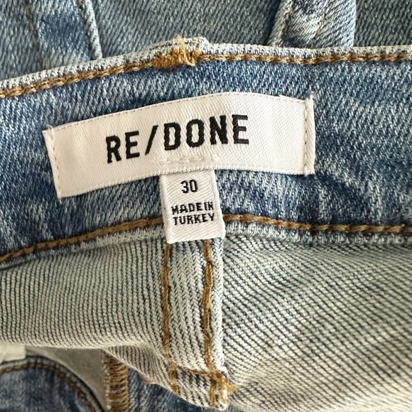 RE/DONE Ultra High Rise Skinny Button Fly Size 30 Dawn - Picture 3 of 12